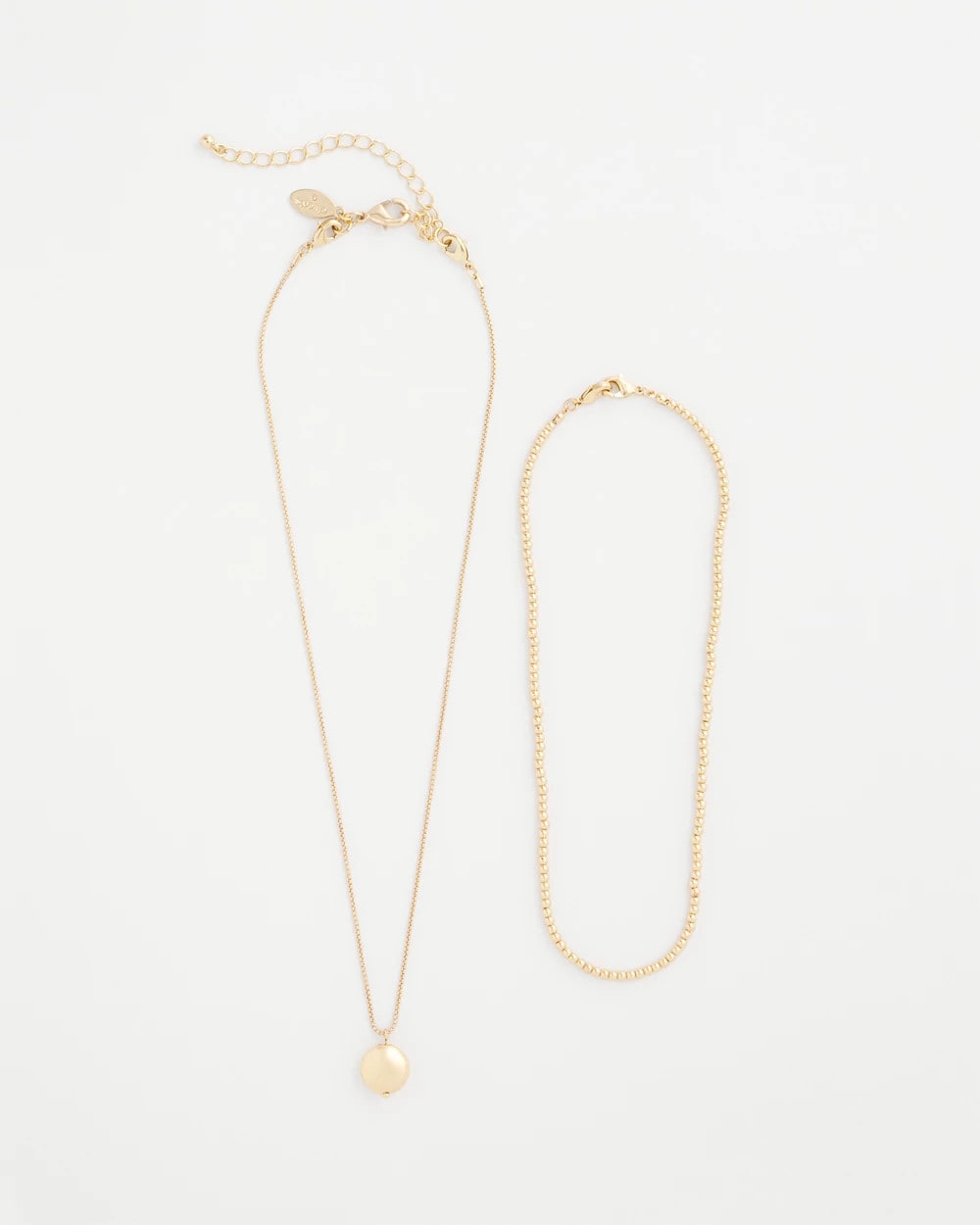 Goldtone Convertible Pendant Necklace