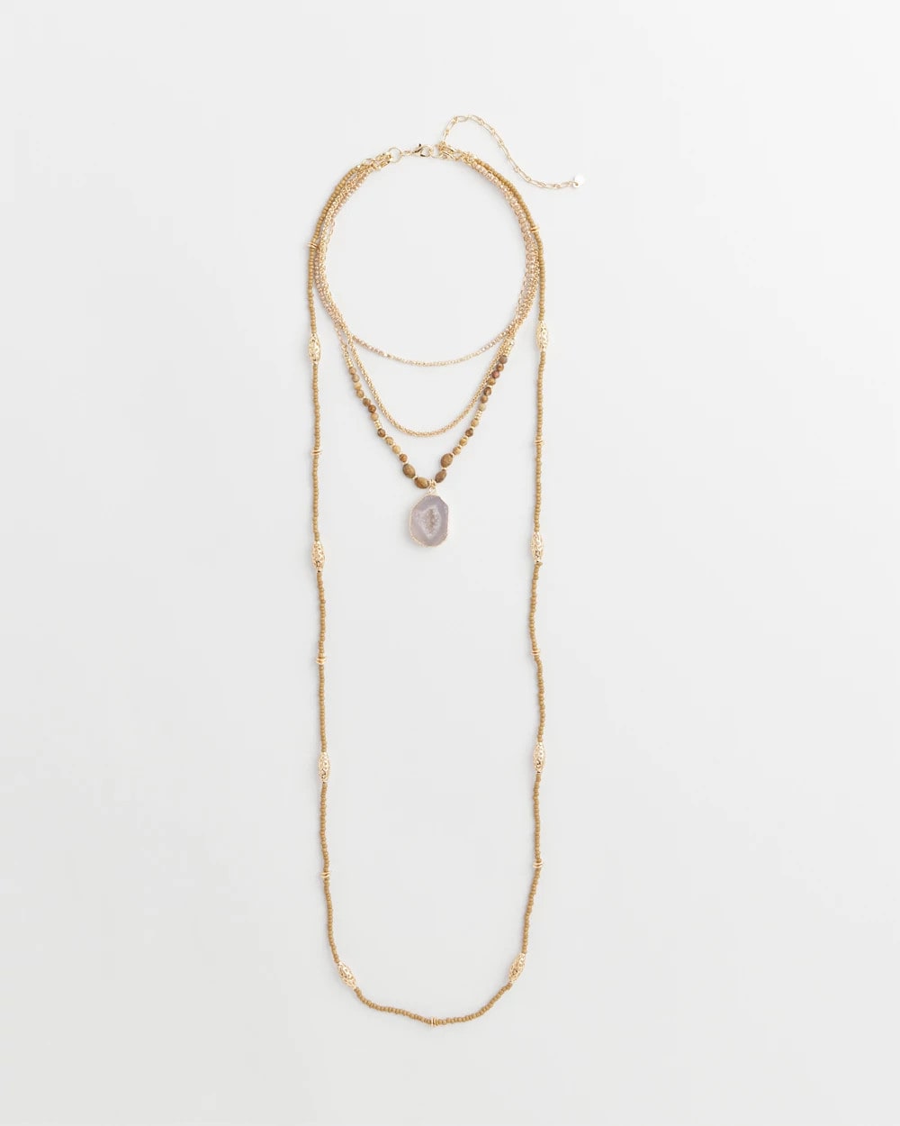 Convertible Agate Pendant Necklace