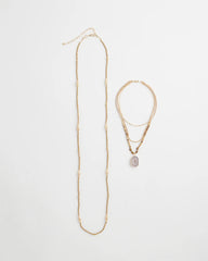 Convertible Agate Pendant Necklace