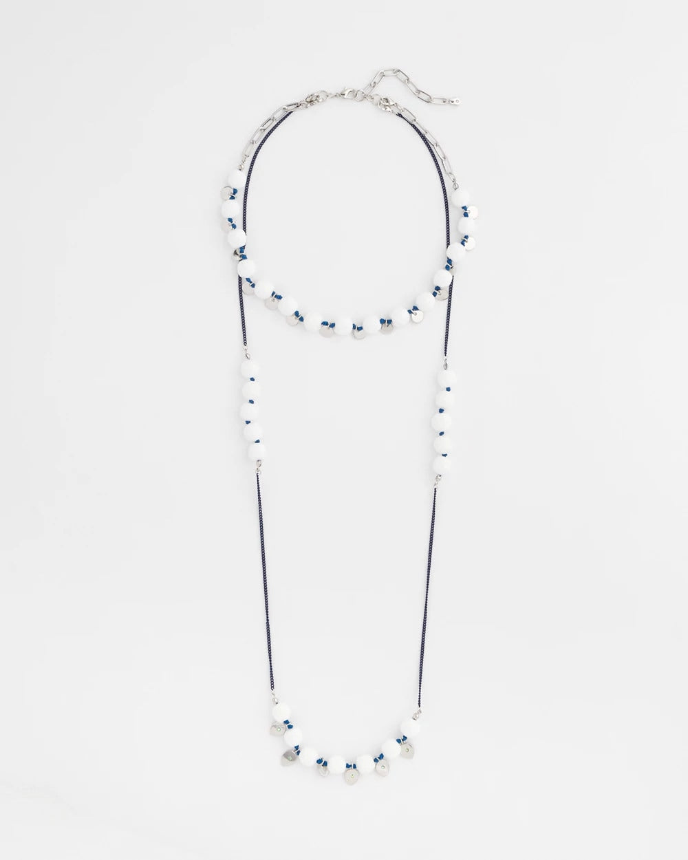 Convertible White Stone Necklace