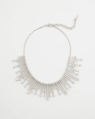 Chico’s Originals Silver Slice & Gem Bib