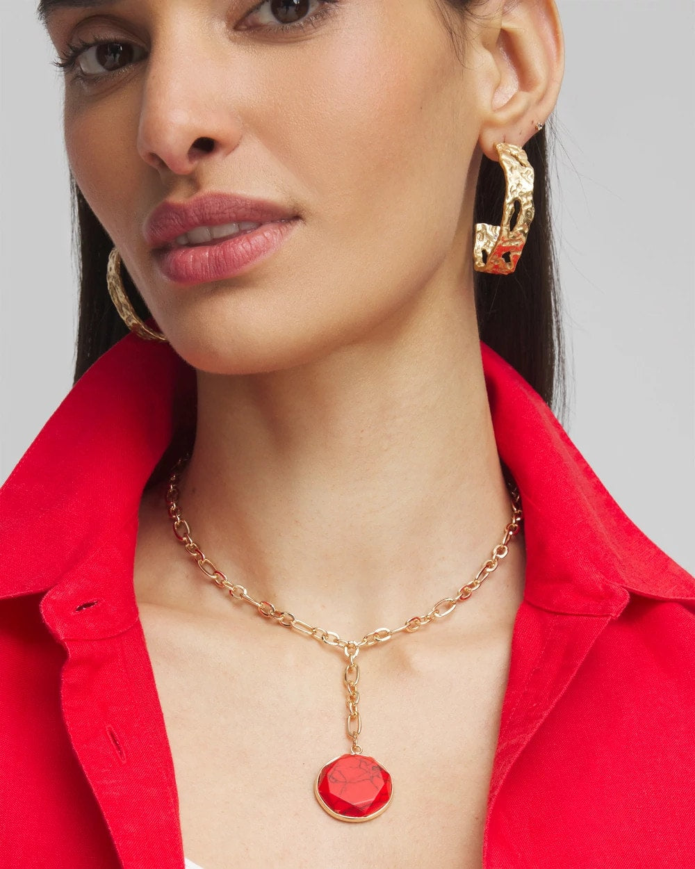 Convertible Beaded Pendant Necklace