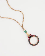 Hand Monocle Pendant Necklace