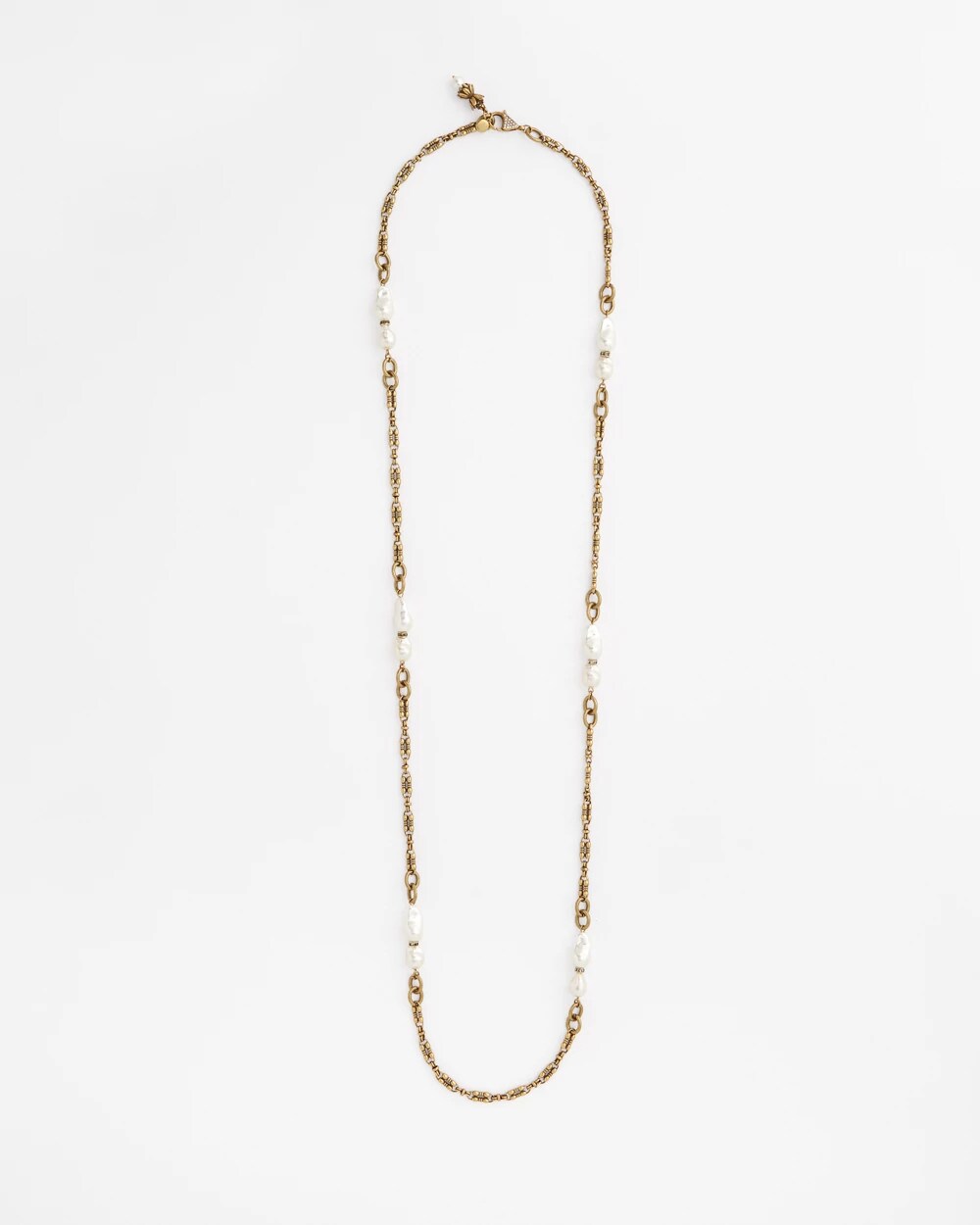 Single Strand Modern Pearl Necklace