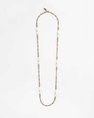 Single Strand Modern Pearl Necklace