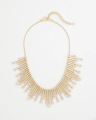 Chico’s Originals Gold Slice & Gem Bib