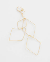 Diamond Shaped Linear Earrings