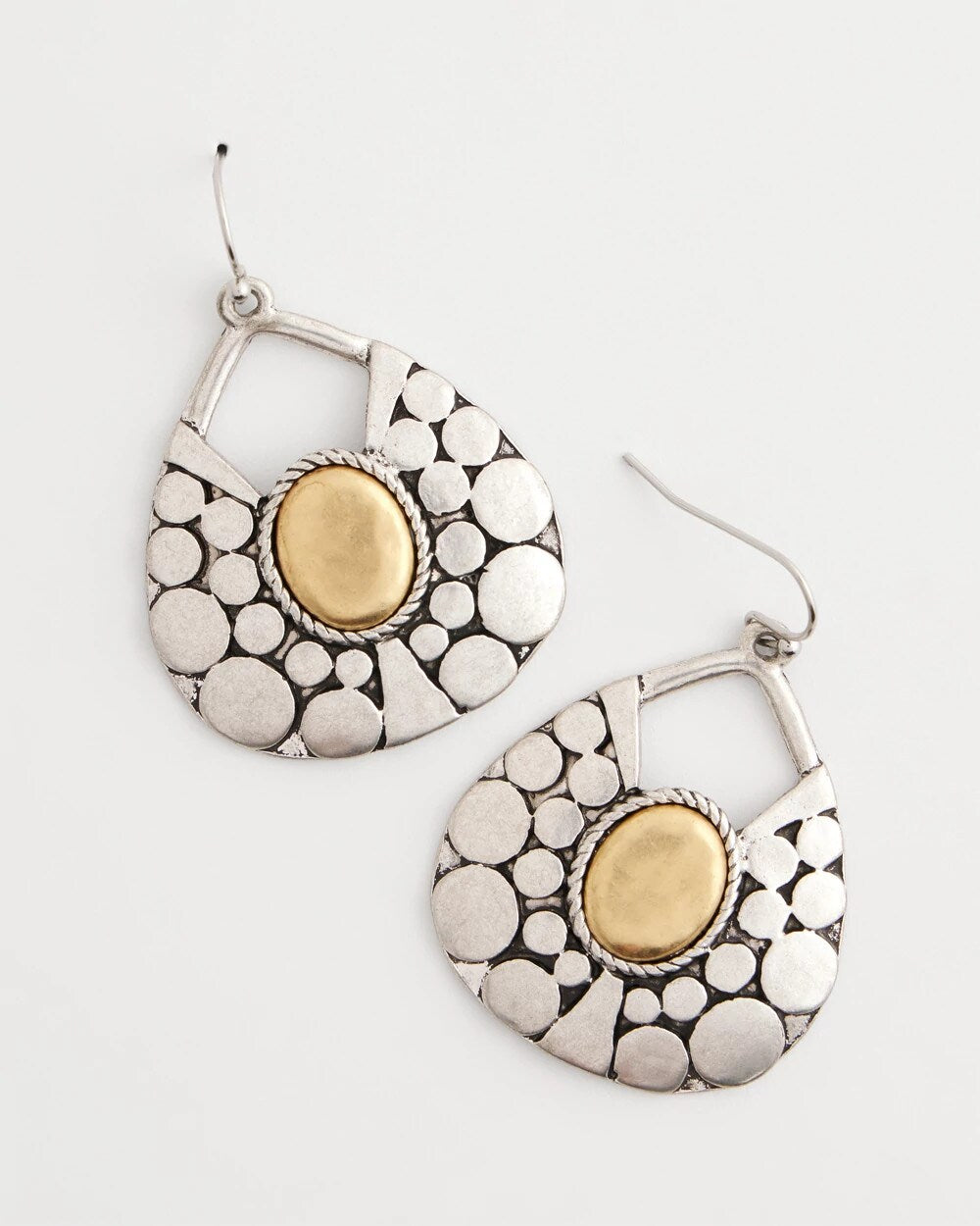 Island Metal Drop Earrings