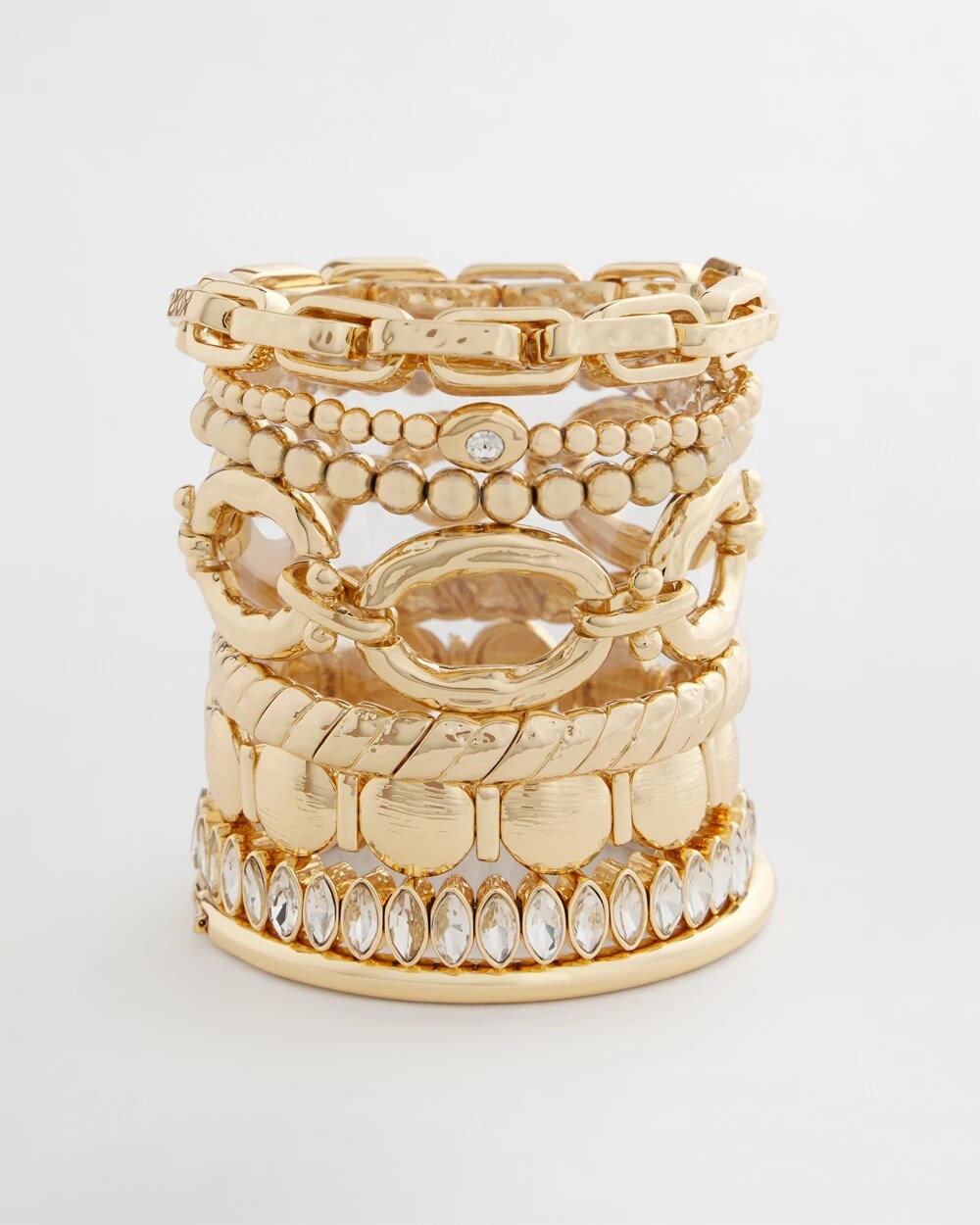 Gold Link Stretch Bracelet