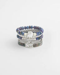 Faux Tennis Stretch Bracelet