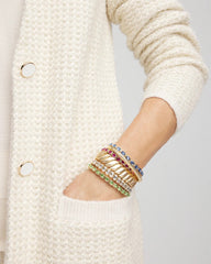 Small Faceted Stretch Bracelet