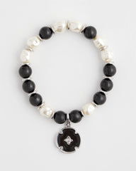 Beaded Stretch Charm Bracelet
