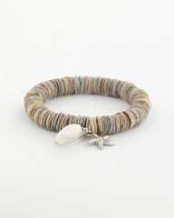 Agate Stretch Charm Bracelet