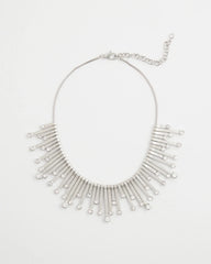 Chico’s Originals Silver Slice & Gem Bib