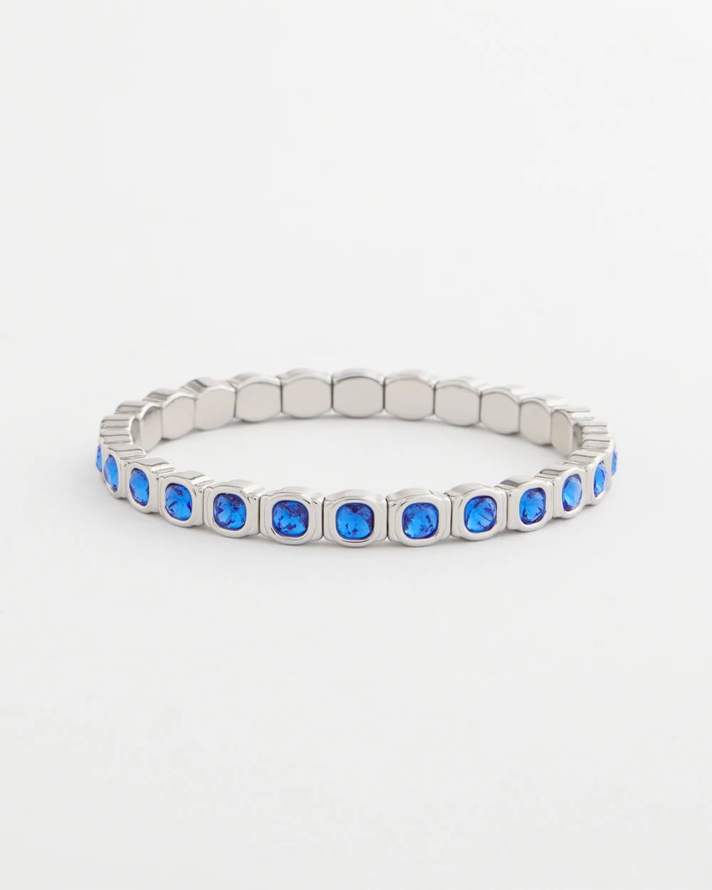 Small Faceted Stretch Bracelet