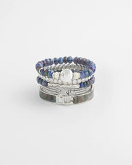 Faux Tennis Stretch Bracelet