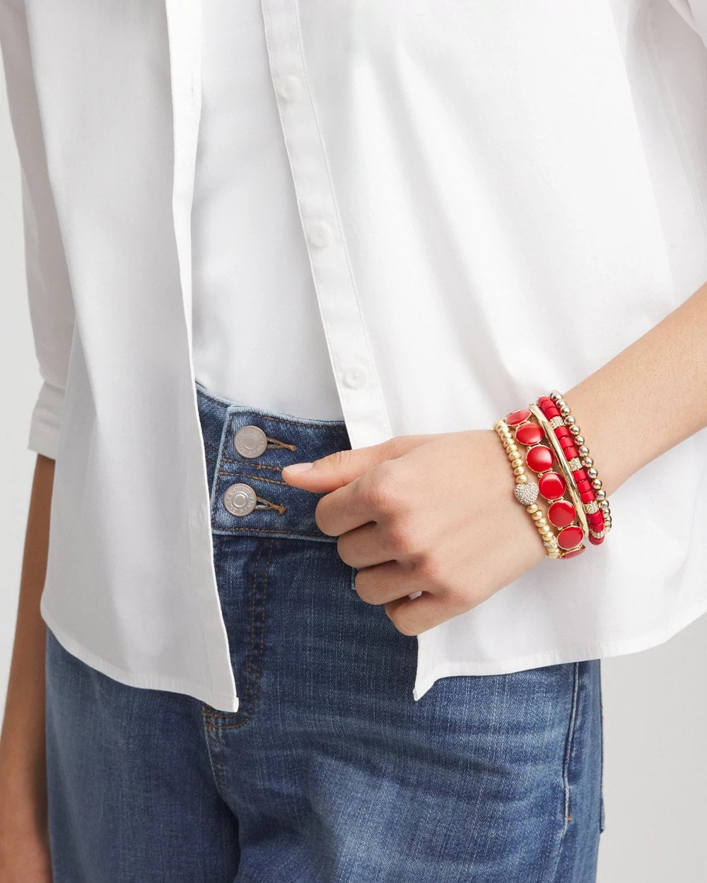 Reversible Round Stretch Bracelet