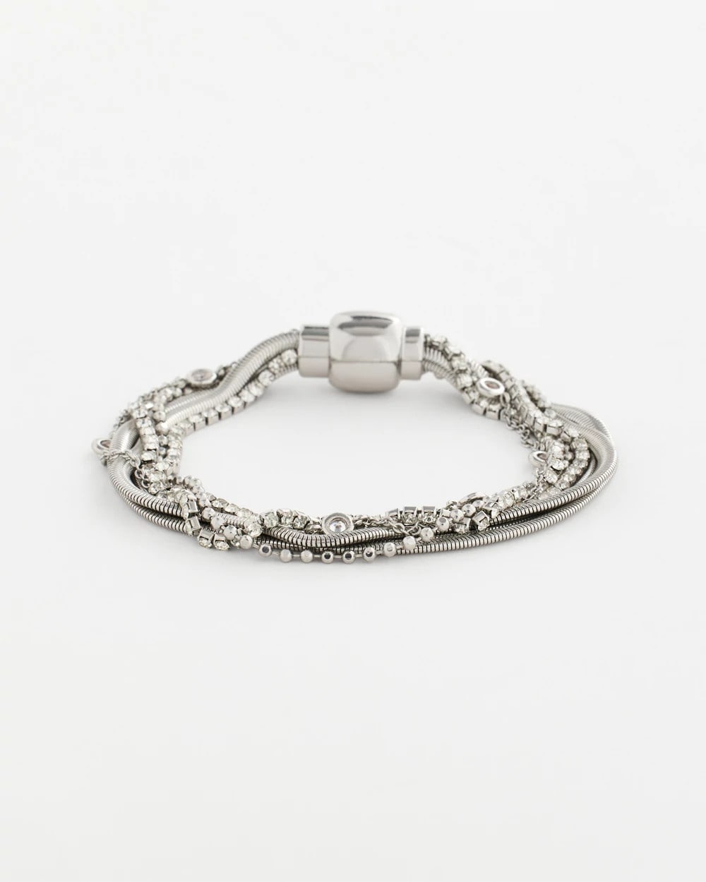 Silvertone Multistrand Bracelet