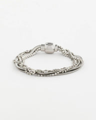 Silvertone Multistrand Bracelet