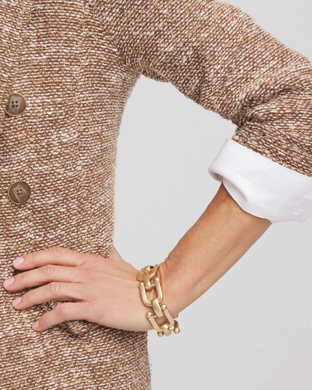 Golden Link Chain Bracelet