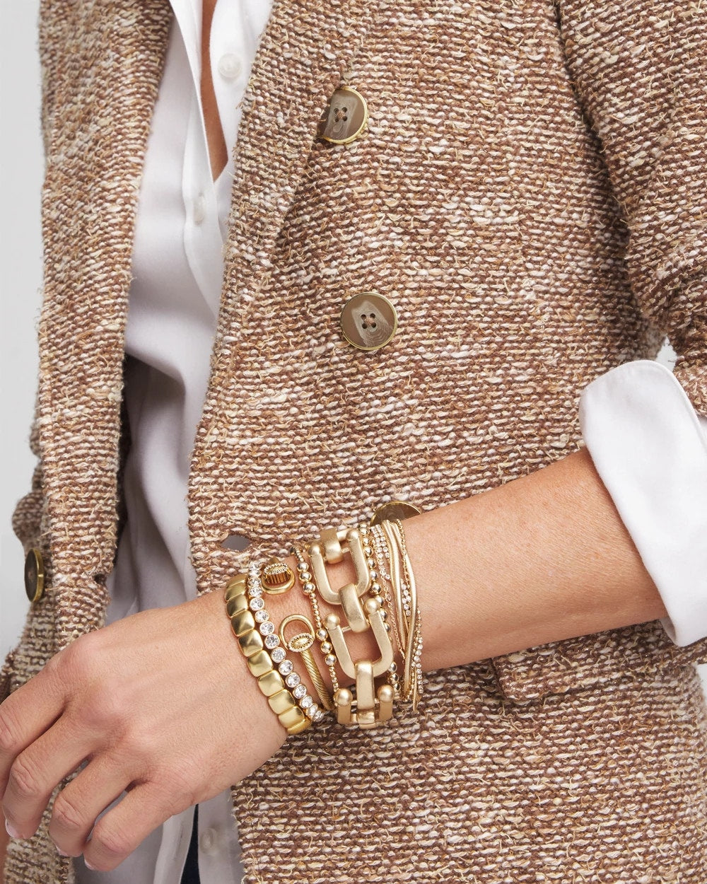 Golden Link Chain Bracelet