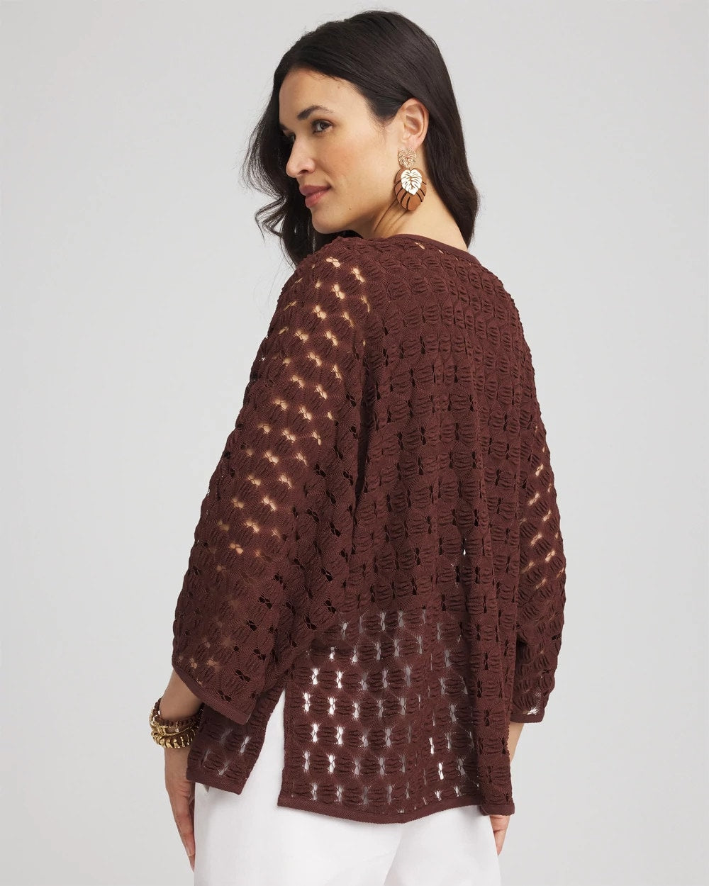 Short Woven Kimono