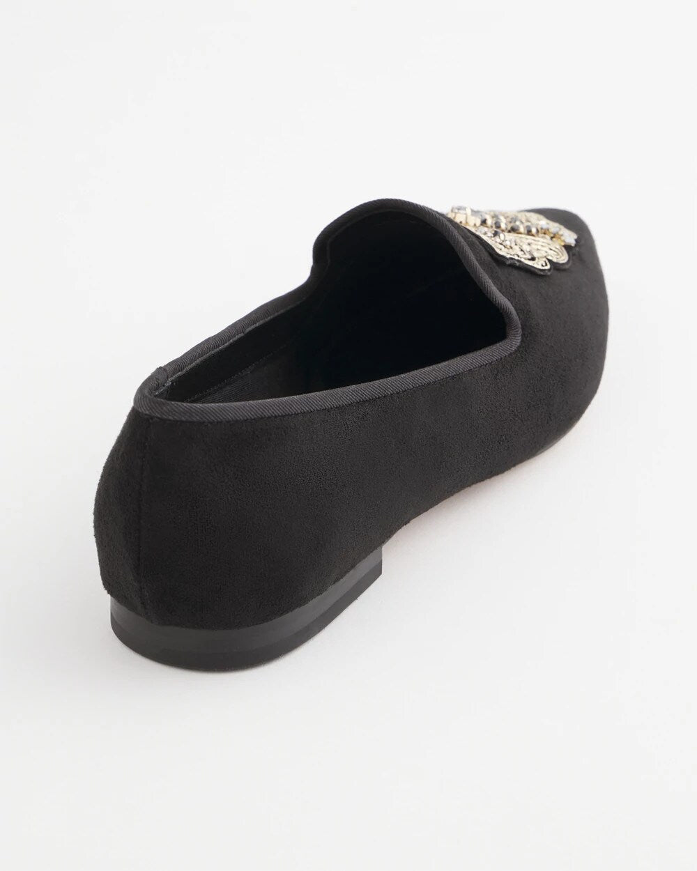 Black Microsuede Loafers