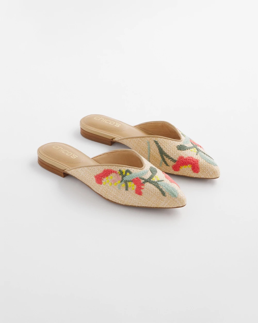 Gabby Raffia Mule