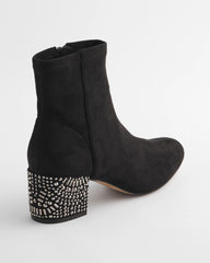 Embellished Destiny Art Deco Boot Heels