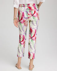 Petite Brigitte™ Slub Slim Cropped Pants