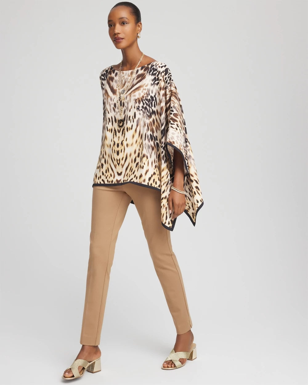 Petite Juliet Slim Trim Detail Ankle Pants
