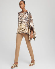 Petite Juliet Slim Trim Detail Ankle Pants