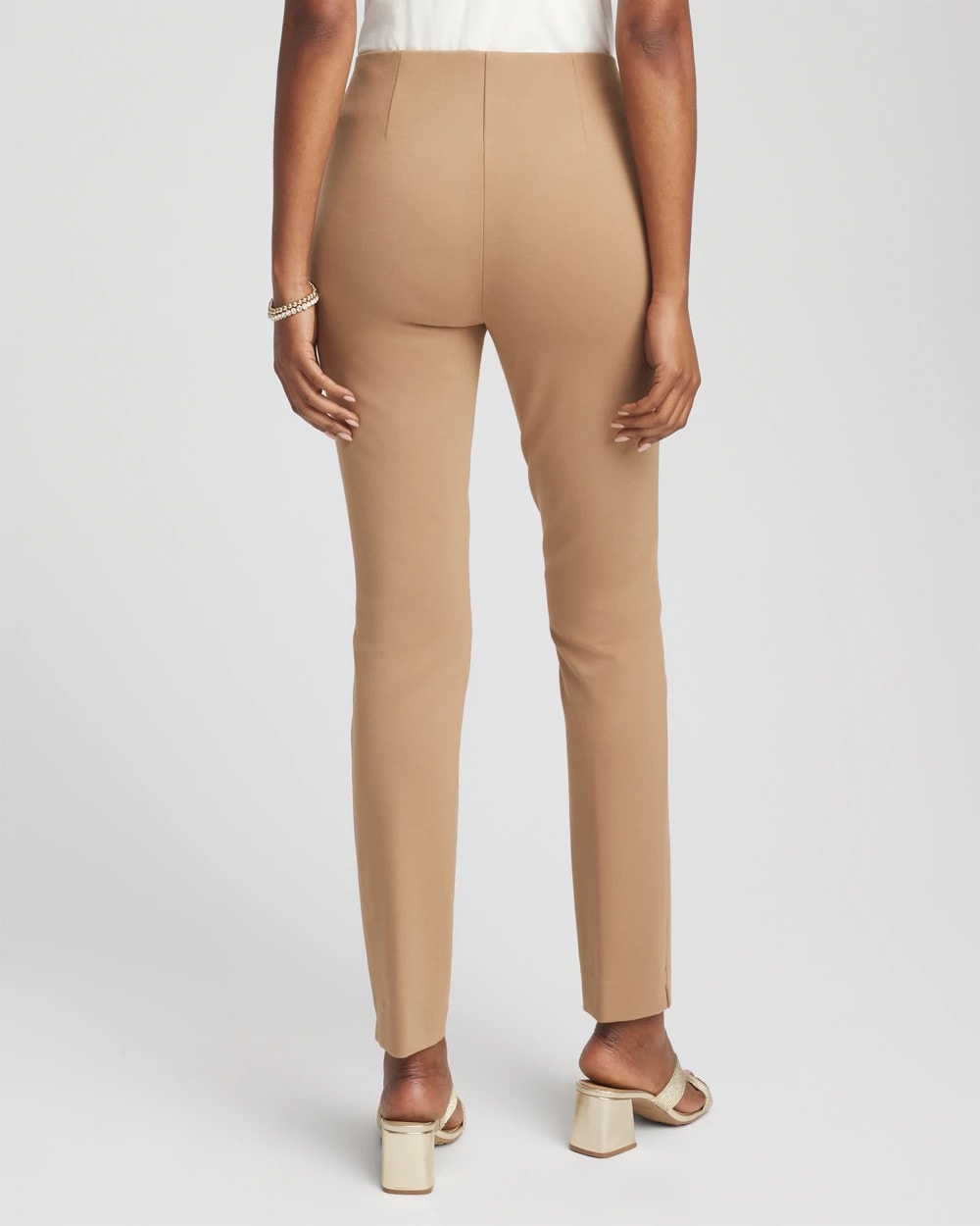 Petite Juliet Slim Trim Detail Ankle Pants