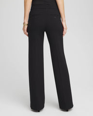 Petite Emme Wide-Leg Trouser Ponte Pants