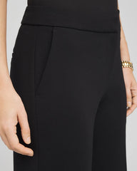 Petite Emme Wide-Leg Trouser Ponte Pants