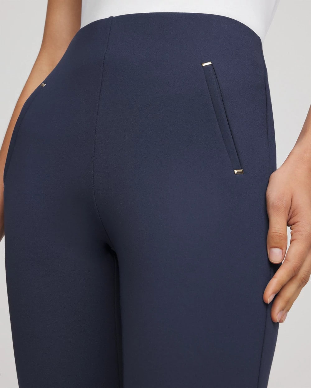 Petite Juliet Slim Trim Detail Pants