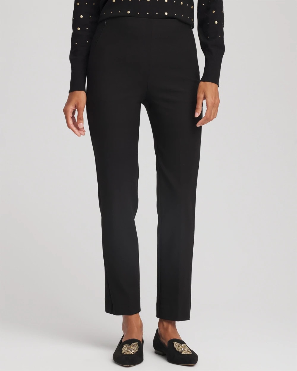 Petite Juliet Straight Ankle Pants