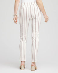 Petite Brigitte™ Striped Ankle Pants