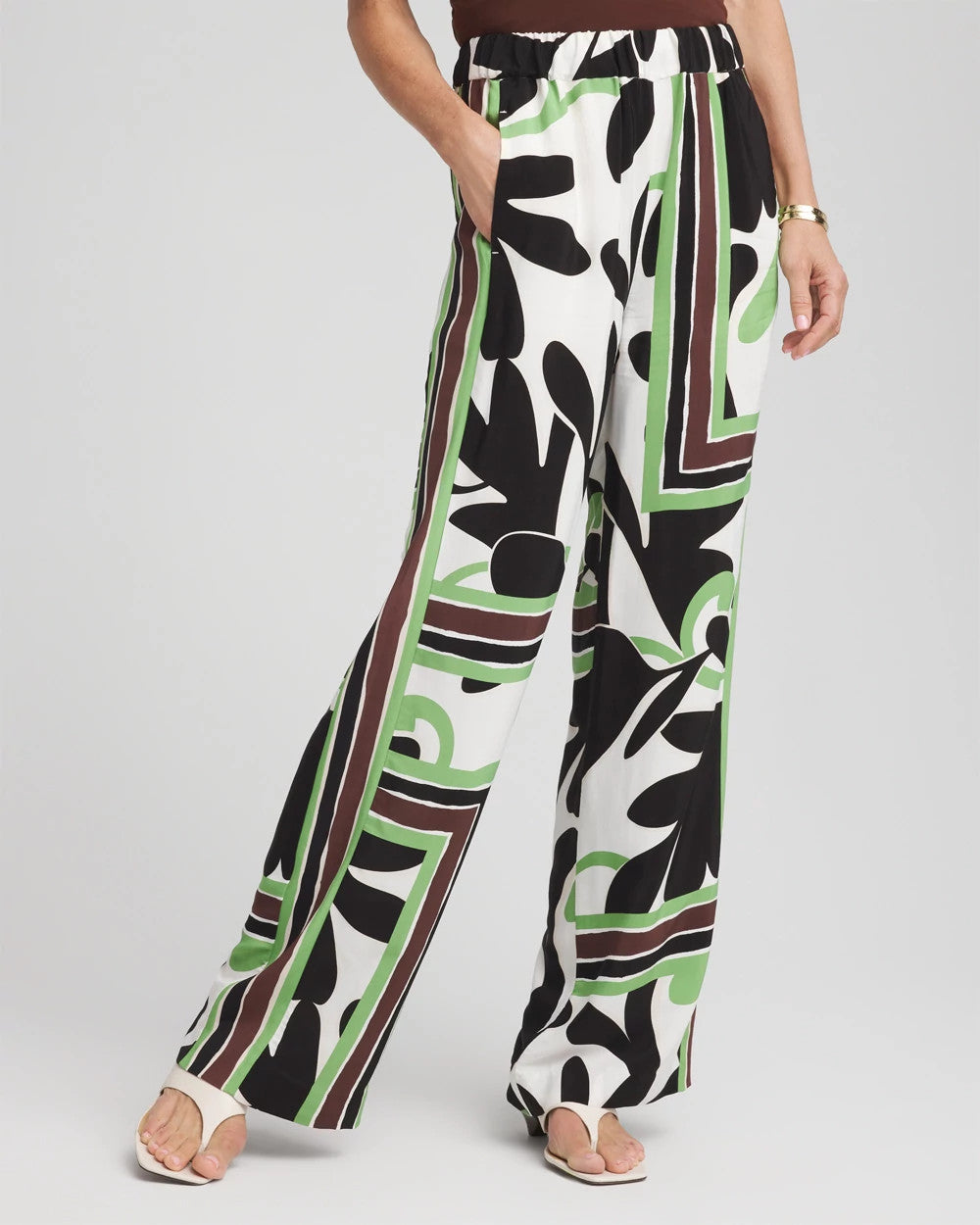 Petite Printed Silky Soft Pants
