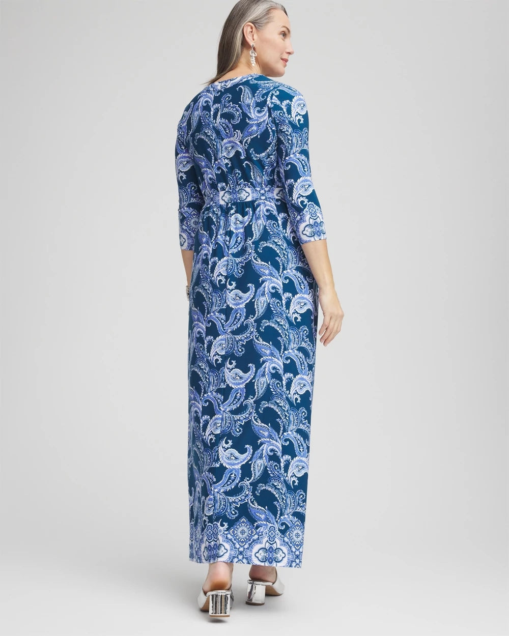 Petite Long Sleeved Jersey Maxi Dress