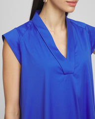 Petite Popover Poplin Maxi Dress