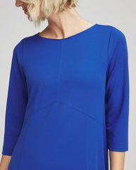Petite Seamed Crepe Maxi Dress