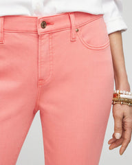 Petite Girlfriend Fray Hem Kick Flare Jeans