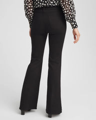 Petite Girlfriend Flared Leg Jeans