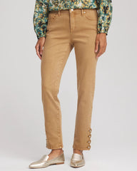 Petite Girlfriend Slim Ankle Jeans