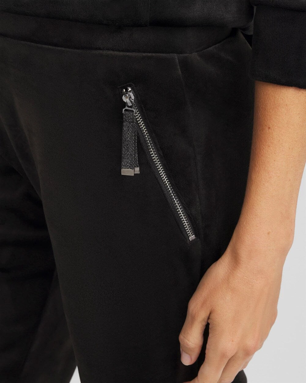 Zenergy® Velour Tapered Ankle Pants