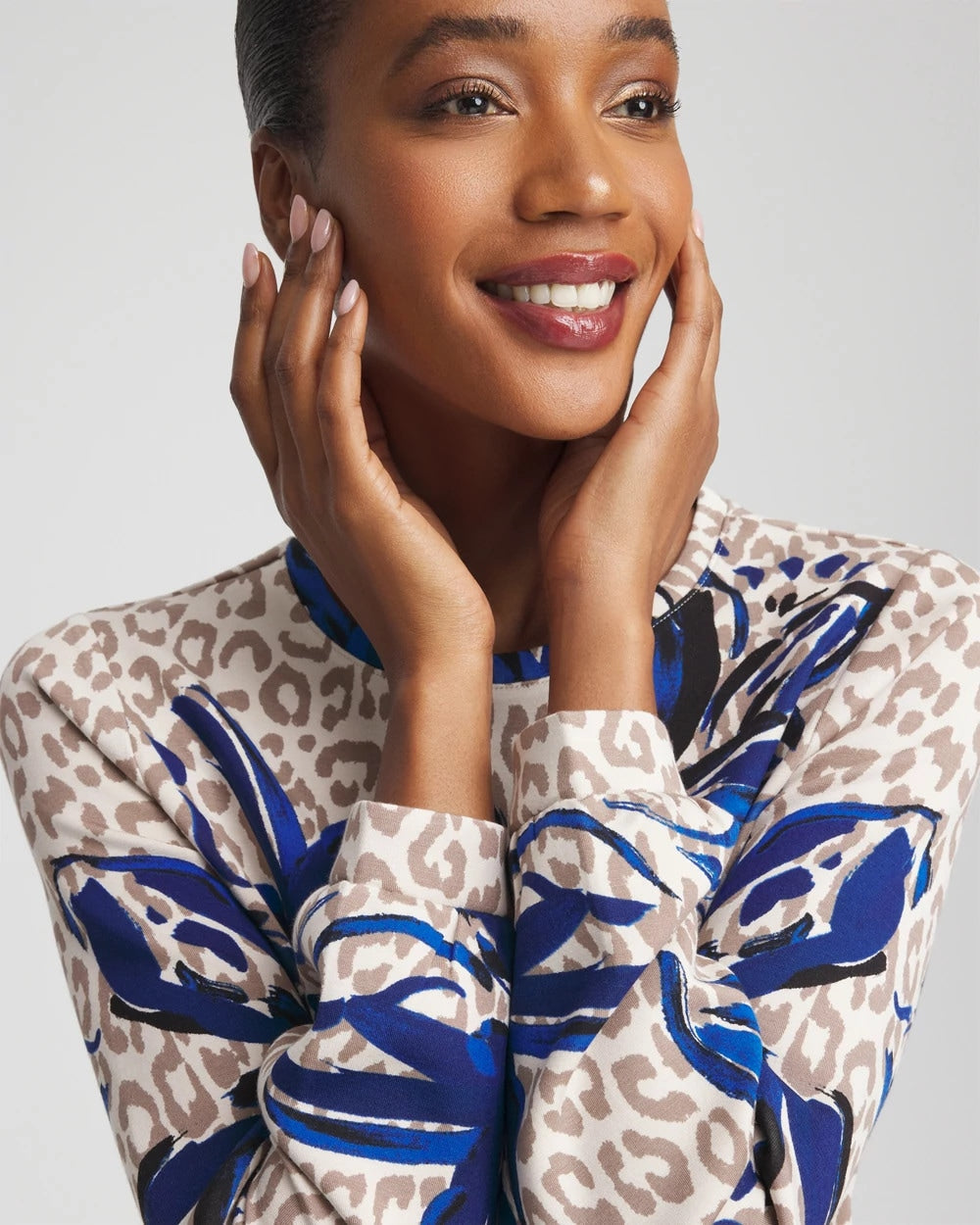 Zenergy® Soft Animal Print Top