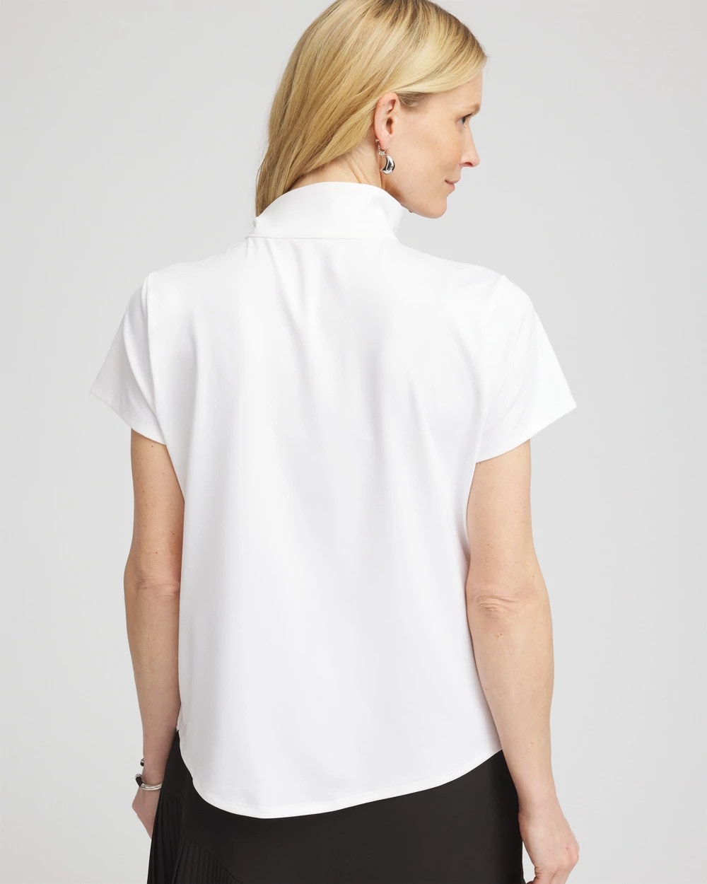 Zenergy® UPF Mockneck Short-Sleeve Top