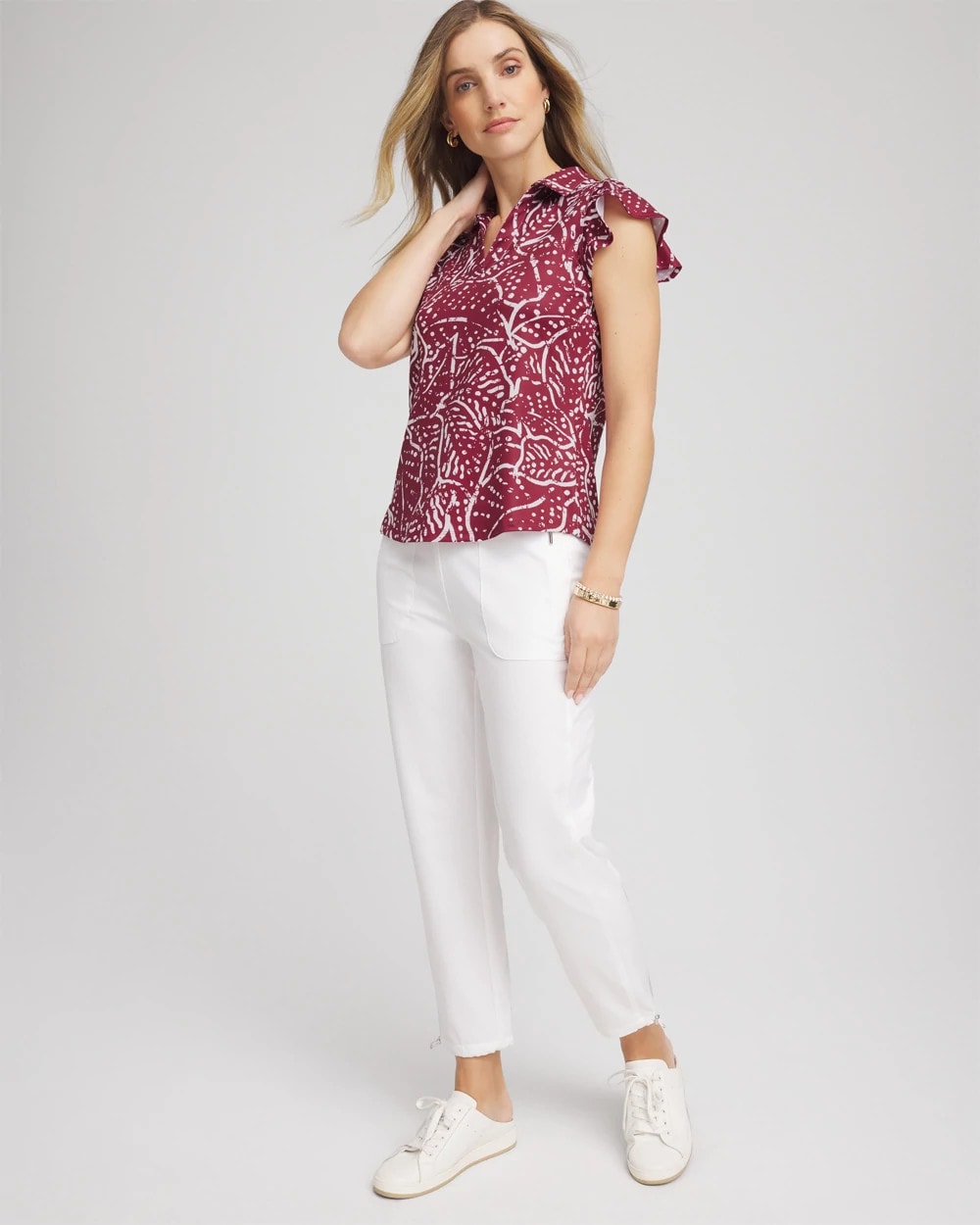 Zenergy® UPF Printed Polo Top