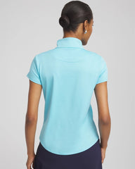 Zenergy® UPF Mockneck Short-Sleeve Top